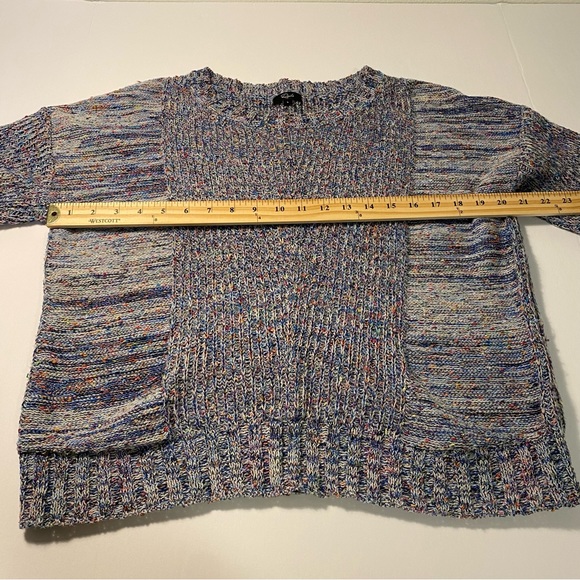 Rails Anthropologie Elsa Speckled Blue Long Sleeve Sweater - Picture 14 of 14